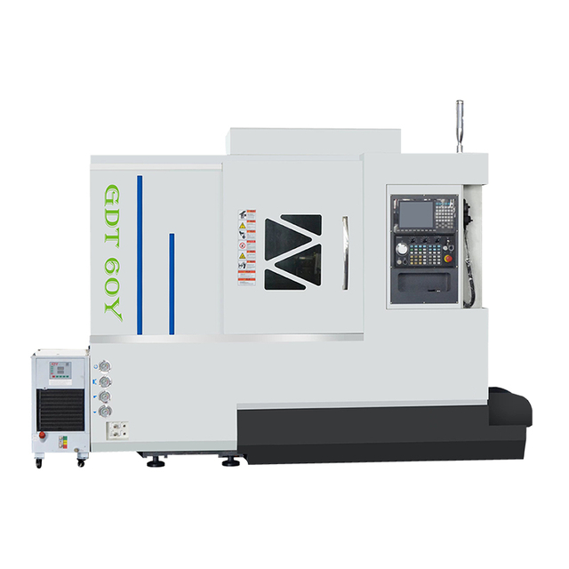 هيكل السرير المائل ذو السكة العالية والمنخفضة، مخرطة CNC (مع برج السكين)
